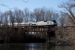 Amtrak 681 Crosses the Presumpscot River